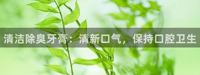 kb88凯时唯一官网注册：清洁除臭牙膏：清新口气，保持口