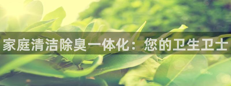 尊龙凯时有封银行卡的吗：家庭清洁除臭一体化：您的卫生卫士