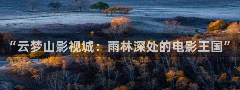 神秘博士高清免费观看：“云梦山影视城：雨林深处的电影王国”